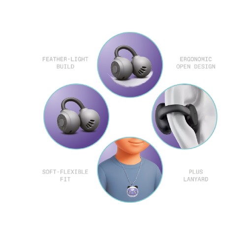 HANDS FREE BLUETOOTH  GOAT -KIDDOBOO KBG08PRL FROZEN ΛΙΛΑ CHARGING CASE